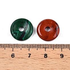 Natural & Synthetic Mixed Stone Donut Charms&nbsp;G-N344-38B