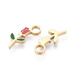 304 Stainless Steel Enamel Pendants&nbsp;STAS-T064-80