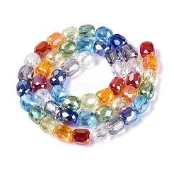 Electroplate Transparent Glass Beads Strands&nbsp;EGLA-N022-13A-B01
