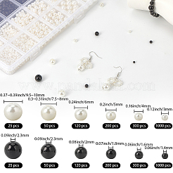 3390Pcs 12 Styles ABS Plastic Imitation Pearl Beads&nbsp;KY-SP0001-50