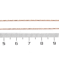 Brass Boston Link Chain Necklaces for Women&nbsp;NJEW-D302-02RG
