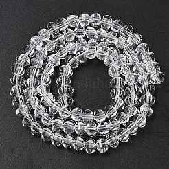 Transparent Glass Beads Strands&nbsp;GLAA-G125-01A-01