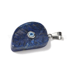 Natural Lapis Lazuli Dyed Carved Pendants&nbsp;G-P599-04P-07