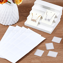 10 Pockets Frosted PVC Necklace Chain Adhesive Pouches&nbsp;CON-WH0088-89