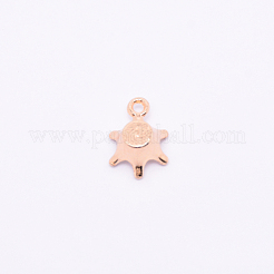 Alloy Rhinestone Pendants&nbsp;ALRI-WH0002-03G-05