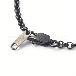 304 Stainless Steel Rolo Chain Necklaces&nbsp;NJEW-JN03568-02
