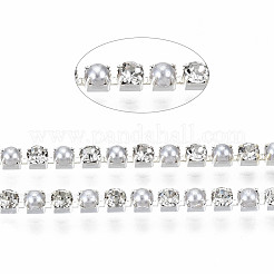 Brass Rhinestone Strass Chains&nbsp;CHC-T011-SS6.5-01S