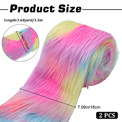 Artificial Wool Fabric for Christmas&nbsp;BJEW-WH0514-13E