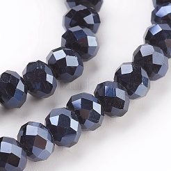 Electroplate Glass Beads Strands&nbsp;LS-GLAA-K027-FP-A01
