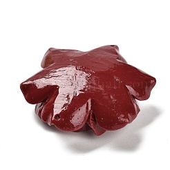 Synthetic Shell Dyed Carved Flower Connector Charms&nbsp;CORA-D034-01B