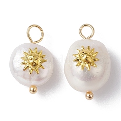 Natural Pearl Pendants&nbsp;PALLOY-JF02200