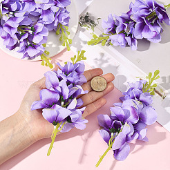 12Pcs Silk Fabric & Plastic Simulation Hyacinth&nbsp;AJEW-SC0031-57
