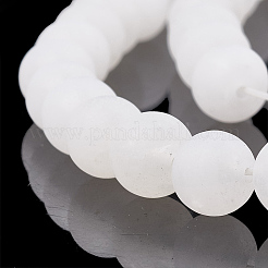 Natural White Jade Beads Strands&nbsp;LS-G-T106-322