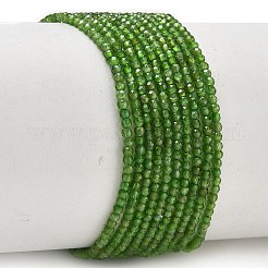 Natural Green Garnet Beads Strands&nbsp;GG-CBA5A1A-A02-01