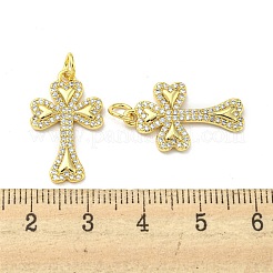 Brass with Cubic Zirconia Pendants&nbsp;FIND-Z023-08C