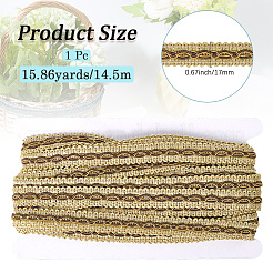 Polyester Braided Lace Ribbon&nbsp;OCOR-WH20006-66B