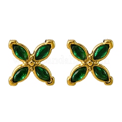304 Stainless Steel Stud Earrings&nbsp;EJEW-C135-01G-02