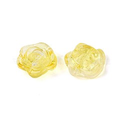 Baking Paint Transparent Glass Beads&nbsp;DGLA-N018-01J