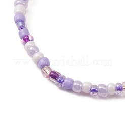3Pcs 3 Style Star & Moon & Butterfly Shell & Seed Beaded Stretch Bracelets Set&nbsp;BJEW-JB09438