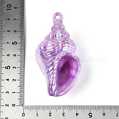 UV Plating Opaque Acrylic Shell Shape Big Pendants&nbsp;SACR-T018-35D