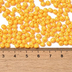 6/0 Opaque Baking Paint Glass Seed Beads&nbsp;X1-SEED-M012-02A-21