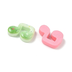 Printed Opaque Resin Cabochons&nbsp;RE-CBABBBE-02