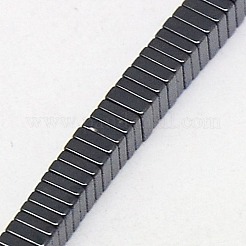 Electroplate Non-magnetic Synthetic Hematite Heishi Beads Strands&nbsp;G-J171A-2x2mm-03