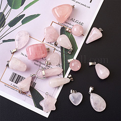Heart Gemstone Pendants&nbsp;G-TA0001-19