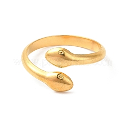 Ion Plating(IP) 304 Stainless Steel Cuff Rings&nbsp;RJEW-E063-23G