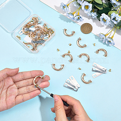 18Pcs Alloy Arch Bridge D Ring Buckles&nbsp;FIND-CL0001-54KCG
