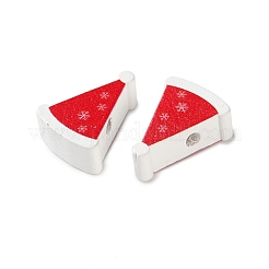 Christmas Theme Schima Wood Beads&nbsp;WOOD-F018-02