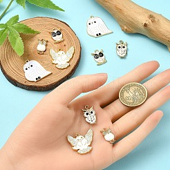 10Pcs 5 Styles Alloy Enamel Pendants&nbsp;FIND-YW0006-21