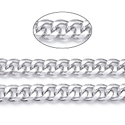 Aluminum Faceted Curb Chains&nbsp;CHA-N003-22S