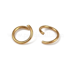 304 Stainless Steel Open Jump Rings&nbsp;STAS-Z137-01G-08
