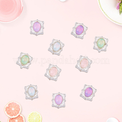 20Pcs Alloy Glass Beads&nbsp;GLAA-SC0003-44A