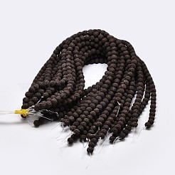 Natural Lava Rock Round Bead Strands&nbsp;G-I124-10mm-M