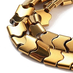 Synthetic Non-magnetic Hematite Beads Strands&nbsp;G-P545-I01-01F