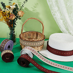 8 Yards 4 Colors Arrow Pattern Polyester Ribbon&nbsp;OCOR-ME0001-32