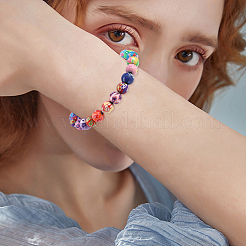 Handmade Polymer Clay Beads&nbsp;CLAY-PA0001-08A