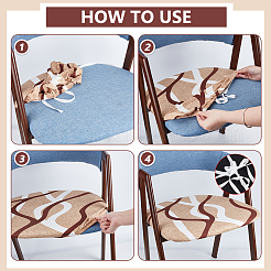 Polyester Chair Cushion Cover&nbsp;AJEW-WH0709-132
