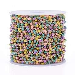 304 Stainless Steel Enamel Twisted Chains&nbsp;STAS-R100-40A