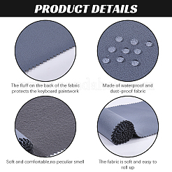 Microfiber Dustproof Cloth for Piano Keyboard&nbsp;AJEW-WH20070-251B