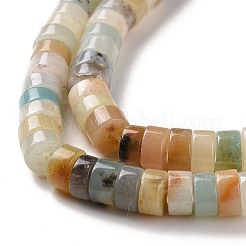 Natural Flower Amazonite Beads Strands&nbsp;X-G-D481-06