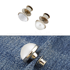 6 Sets 4 Style Adjustable Waist Extender Buckle for Jeans&nbsp;DIY-FH0005-08