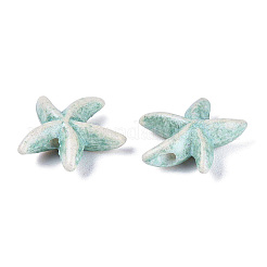 Spray Painted Synthetic Turquoise Beads Strands&nbsp;G-Q606-110F