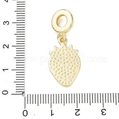 Brass Enamel Fruit European Dangle Charms&nbsp;LS-KK-B159-03G