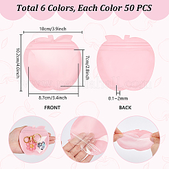 300Pcs 6 Colors PVC Yin-yang Gift Resealable Bags&nbsp;ABAG-PH0001-65B