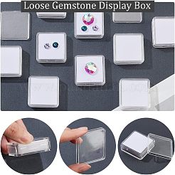 Transparent Acrylic Loose Diamond Display Boxes&nbsp;CON-WH0087-54B