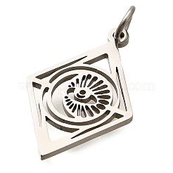 304 Stainless Steel Pendants&nbsp;STAS-Z119-03P