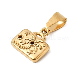 304 Stainless Steel Pendant Rhinestone Settings&nbsp;STAS-B167-10G